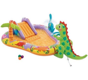 2dekans | Intex Opblaasbaar speelzwembad - Dino Park - met, Ophalen of Verzenden, Nieuw