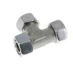Raccord en T à angle droit 22L en acier zingué avec pivot, Verzenden, Nieuw