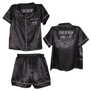Zwarte Pyjama Bridesmaid Maat M, Verzenden, Nieuw