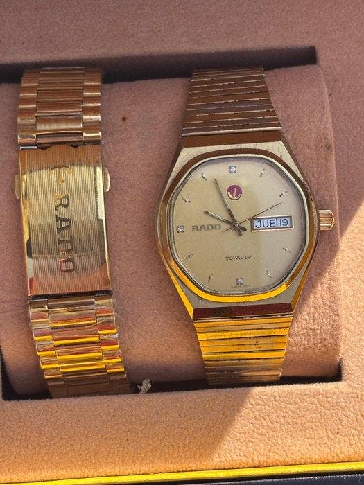 Rado - Voyager - Sans prix de réserve - 32640875 - Homme -, Handtassen en Accessoires, Horloges | Heren