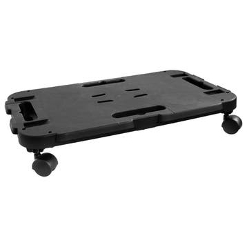 vidaXL Transporttrolley 200 kg polypropeen zwart, Verzenden, Nieuw