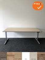 Ahrend Balance Bureau - Elektrisch - Zilvergrijs onderstel -, Werkplek, Ophalen of Verzenden, Gebruikt, Bureau