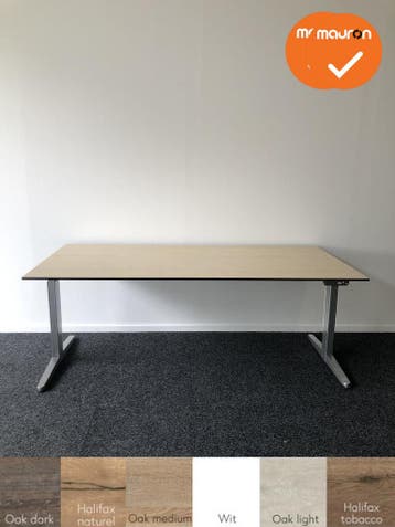 Ahrend Balance Bureau - Elektrisch - Zilvergrijs onderstel -, Ophalen of Verzenden, Bureau