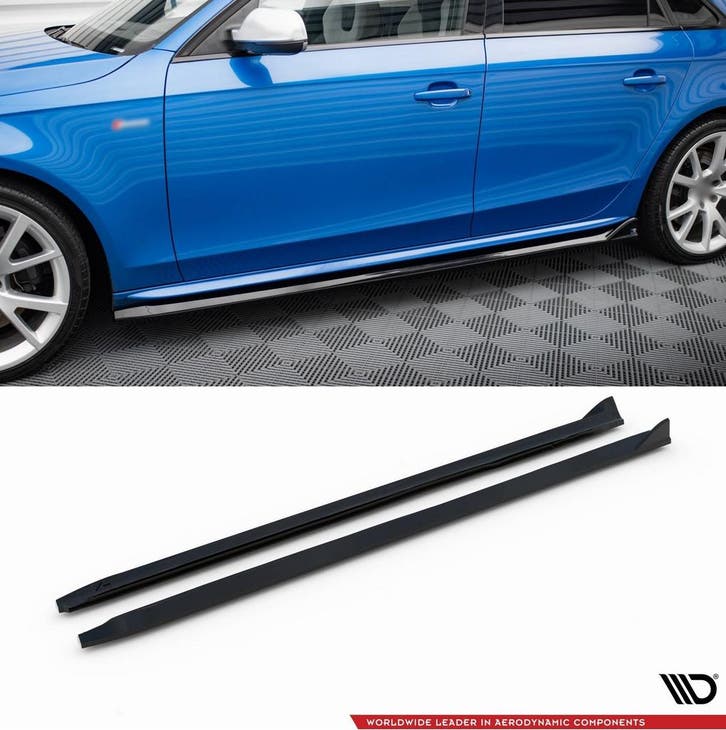 Side skirts Diffuser V.4 voor Audi A4 B8/B8.5 / S4 / S line, Autos : Divers, Tuning & Styling, Enlèvement ou Envoi