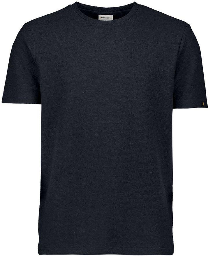 No-Excess T-Shirt Jacquard Navy maat Maat 48/50 (M) Heren, Kleding | Heren, T-shirts, Blauw, Nieuw, Maat 48/50 (M), Verzenden