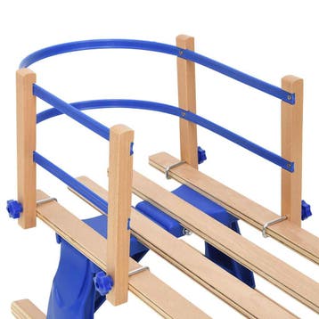 vidaXL Rugleuning voor slee multiplex blauw, Enfants & Bébés, Jouets | Extérieur | Traîneaux, Verzenden