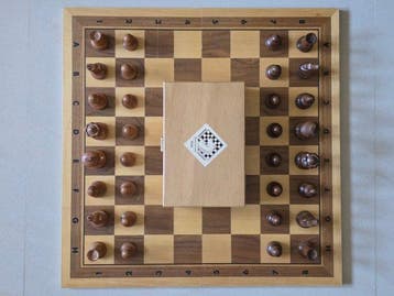 Duy Duski SKAKSPIL LAGERET - Klasyk Vintage - Schaakspel -