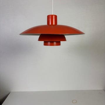 Poul Henningsen - Lampe à suspendre - PH 4/3 - Aluminium, Antiek en Kunst