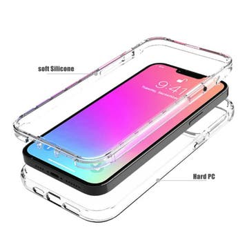 iPhone 13 Mini Full Body 360° Transparant TPU Silicone, Verzenden