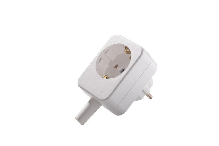 Martin Kaiser Arctic witte adapterstekker met, Doe-het-zelf en Bouw, Elektriciteit en Kabels, Verzenden