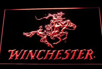 Winchester neon bord lamp LED cafe verlichting reclame licht, Verzenden, Nieuw