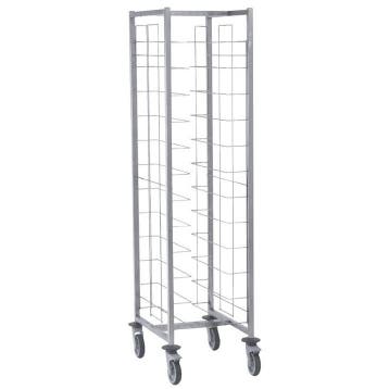 Bordenstapelwagen | 12 Etages | RVS | 510x630x1790(h)mm, Zakelijke goederen, Verzenden, Nieuw in verpakking
