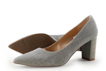 Peter Kaiser Pumps in maat 39½ Zilver, Kleding | Dames, Peter Kaiser, Pumps, Overige kleuren, Verzenden