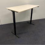 Refurbished elektrische zit-sta bureau, 160x80 cm, Ahorn, In hoogte verstelbaar, Nieuw