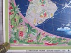 Lucien BOUCHER - Air France : Planisphère Lignes