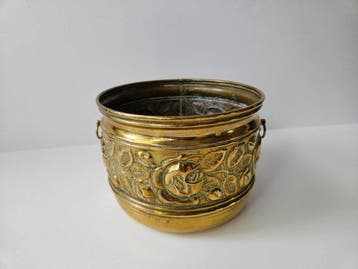 Art Nouveau - Pot de fleurs - Cuivre