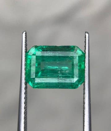 1 pcs Vert Émeraude - 3.71 ct - International Gemological, Nieuw