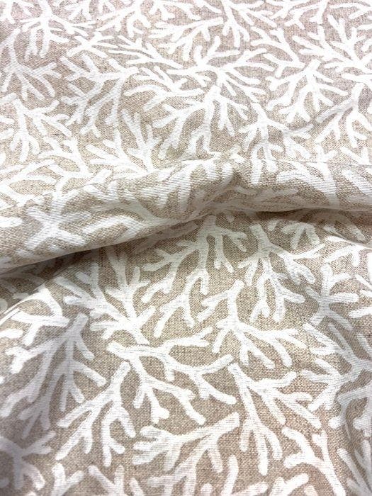 Elegant en delicaat weefsel met een zeekoraalmotief in, Antiek en Kunst, Antiek | Tapijten, Tafelkleden en Textiel