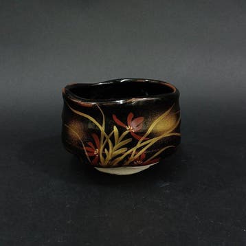 Bol à thé matcha Kutani Ware - Céramique - Setsuzan Kutani -
