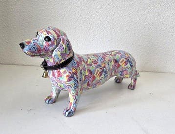 Art House - Figure - Schitterend beeld***GROTE TECKEL met