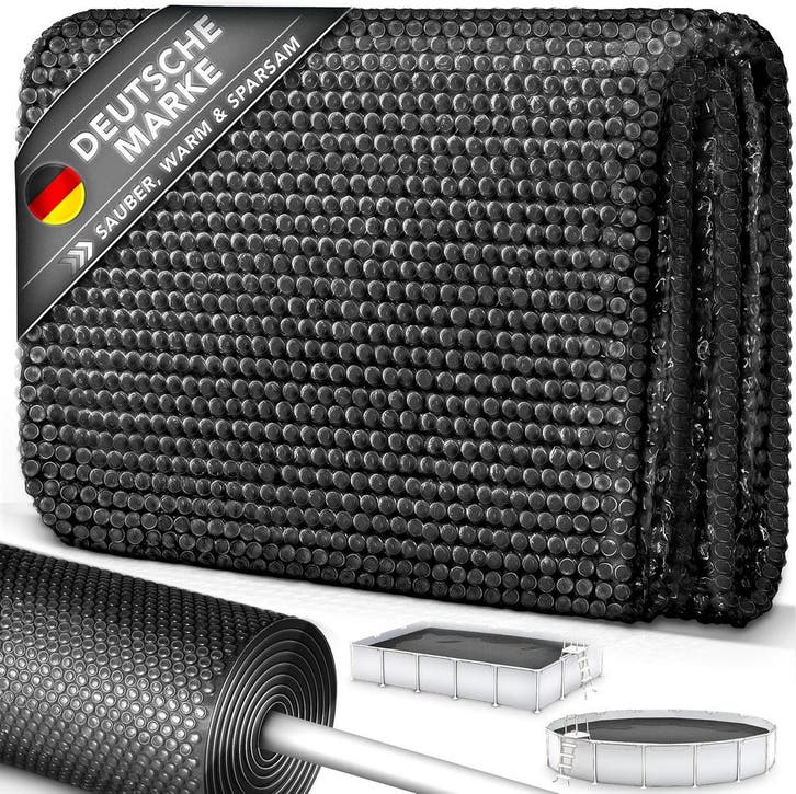 Tillvex® Zwembad Zonnezeil - Afdekzeil - Rond - Ø457cm - Zwa, Jardin & Terrasse, Accessoires de piscine, Envoi
