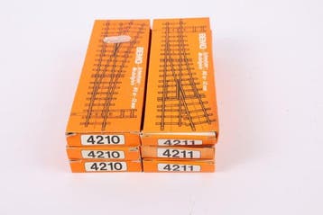 Bemo H0m - 4210/4211 - Modeltreinsporen (6) - Zes H0m