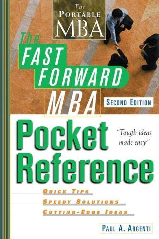 The Fast Forward MBA Pocket Reference 9780471222828, Boeken, Taal | Engels, Zo goed als nieuw, Verzenden