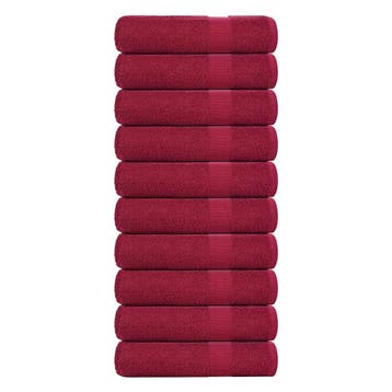 vidaXL Badhanddoeken FROGN 10 st 100x150 cm 360 g/m², Verzenden, Nieuw