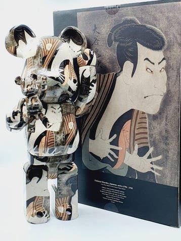 No reserve Be@rbrick Toshusai Sharaku - Toshusai Sharaku, Antiquités & Art, Art | Objets design