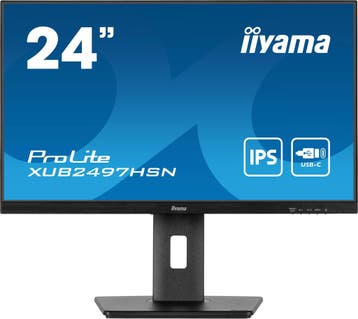 Iiyama ProLite XUB2497HSN-B2 Zwart 23,8 Full HD monitor, Computers en Software, Monitoren, Iiyama, IPS, Full HD, Ophalen of Verzenden