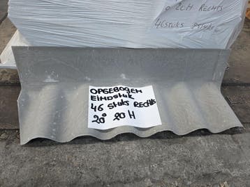 (44x) Vezelcement hulpstukken voor golfplaten SVK