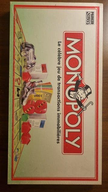 Lotto 4 giochi Monopoly parker brothers vintage - Jeu de