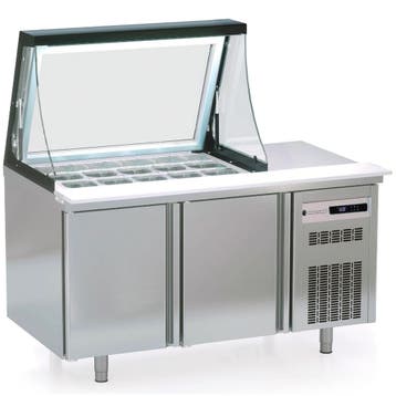 Saladette | 800 RANGE | 362L | 2 Deuren (EN600x400) | Boven, Verzenden, Nieuw in verpakking
