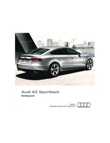 2011 AUDI A5 SPORTBACK CD ONBOARD