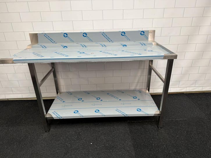 Elfinox afvoertafel t.b.v. doorschuifvaatwasser 160 cm, Articles professionnels, Horeca | Équipement de cuisine, Enlèvement ou Envoi