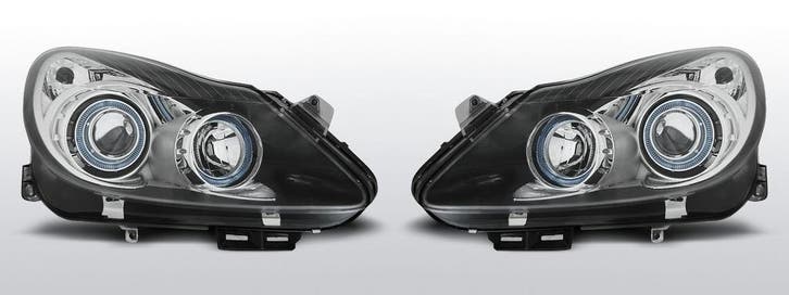 Koplampen | geschikt voor Opel Corsa D 2006-2011 | zwart, Autos : Pièces & Accessoires, Éclairage, Envoi
