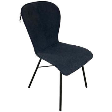 bert plantagie Eetkamerstoelen Blake Set Van 4 - Ongebruikt, Huis en Inrichting, Stoelen, Verzenden, Zo goed als nieuw, Blauw