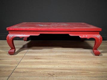 Middentafel - Hout - Antiek Oosters Tafeltje