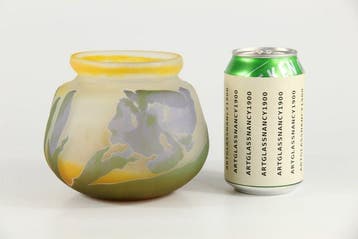 Emile Gallé - Vaas - Glas, Antiek en Kunst