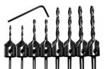 Set van 8 houtboren met verzinkstuk (3-6 mm), Bricolage & Construction, Verzenden