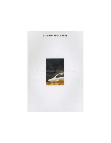 1992 BMW 3 SERIE COUPE BROCHURE DUITS