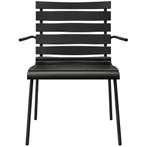 Serax X Maarten Baas Tuinstoel Met Armleuningen Black, Tuin en Terras, Verzenden, Nieuw, Aluminium