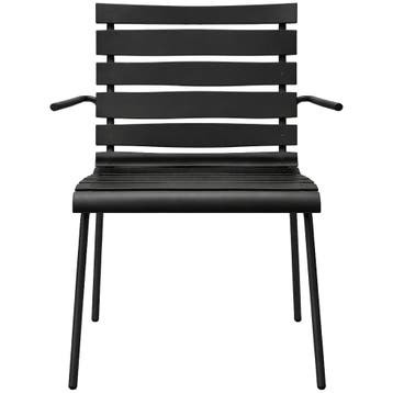 Serax X Maarten Baas Tuinstoel Met Armleuningen Black, Verzenden, Nieuw, Aluminium