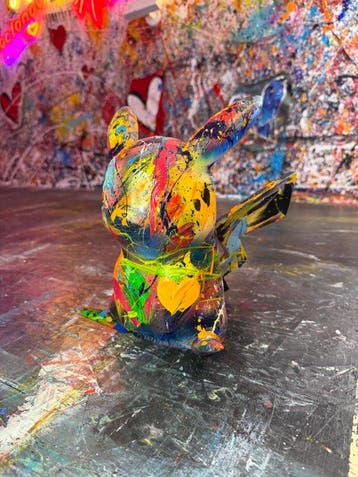 michele socionovo - Pikachu Amour Abstrait, Antiquités & Art