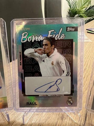 2025/26 Topps Topps Team Set Real Madrid CF Raul, Vincente, Verzamelen, Nieuw