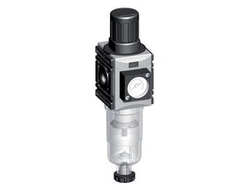 Filter-Regelaar G1/4 1000l/min 0,2-4,0bar/3-58psi 40 mm, Verzenden, Nieuw