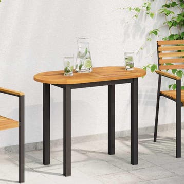 vidaXL Tafelblad Olie Natuurlijk 90 x 45 x 2 cm Massief, Verzenden, Nieuw