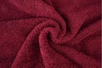 10 meter badstof bordeaux rood - 150cm breed, Verzenden, 120 cm of meer, Katoen, Rood