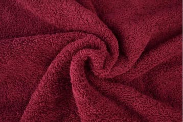 10 meter badstof bordeaux rood - 150cm breed, Verzenden, 120 cm of meer, Katoen, Rood