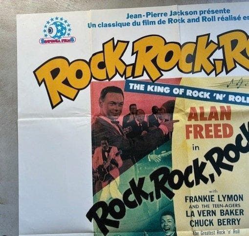 rock n roll affiche 1980 repro orig 1956 - autre - Rock,, Verzamelen, Film en Tv